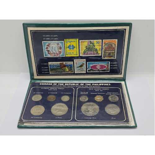 Philippine Coins and Stamp Collection Rare Limited Edition Collectable