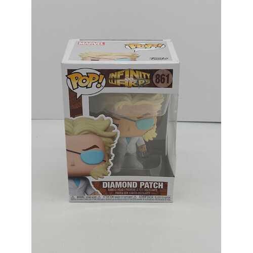 Funko Pop! Marvel Infinity Warps Diamond Patch 861 Bobblehead Collectible Figure