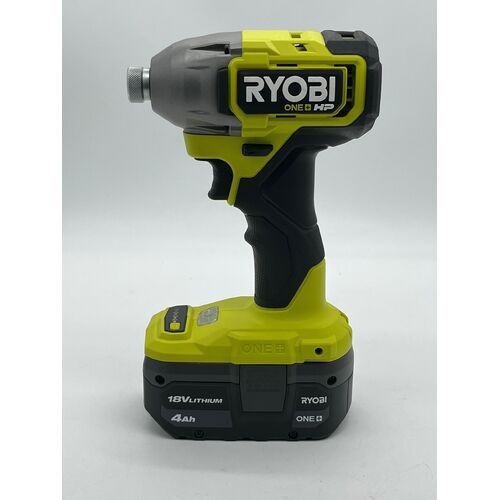 Ryobi RID18X 18V ONE+ HP Brushless 4 Mode Impact Driver with 4.0Ah Battery