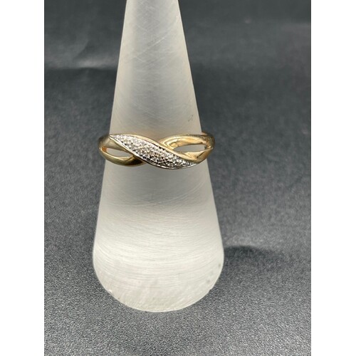 Ladies 9ct Yellow Gold Ring (Pre-Owned)