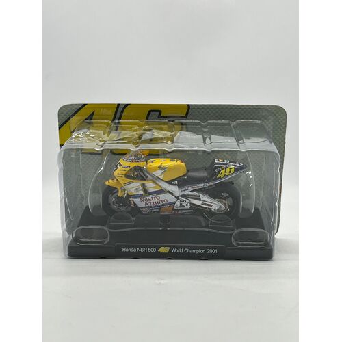 Panini Honda NSR 500 46 Rossi World Champion 2001 Collectible Miniature Model