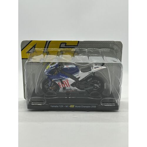 Panini Yamaha YZR-M1 46 Rossi World Champion 2008 Miniature Model (Pre-owned)