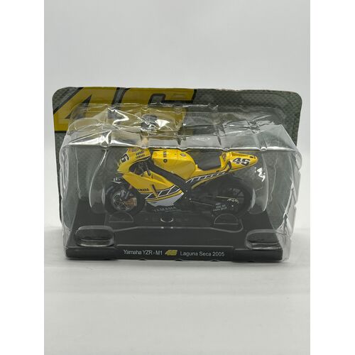 Panini Yamaha YZR-M1 46 Rossi Laguna Seca 2005 Miniature Collectible Model