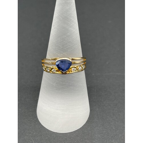 Ladies 18ct Yellow Gold Ring (Pre-Owned)