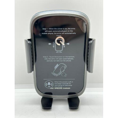 iQuick Q5 Induction Car Holder 15W Wireless Charging with Round Gradient Light