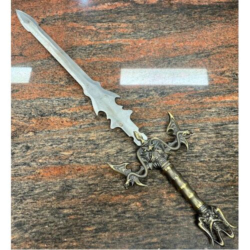 Medieval Snake and Demon Style Collector Sword Limited Edition Collectable