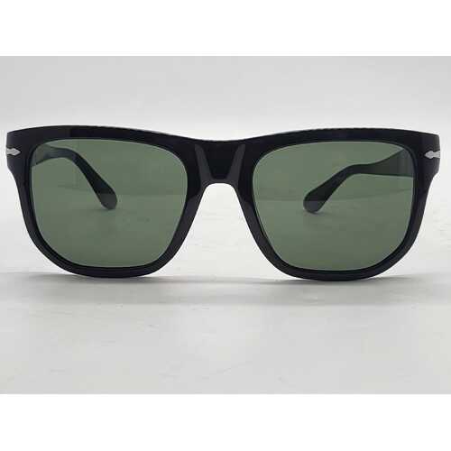 Persol PO3306S Square Black Green Sunglasses