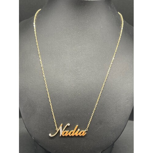 Ladies 18ct Yellow Gold Belcher Link 'NADIA' Necklace