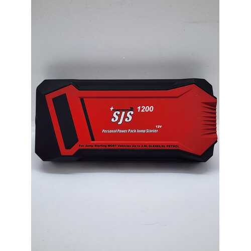 SJS 1200 12V Personal Power Pack Jump Starter SJS1200 3 x USB Output