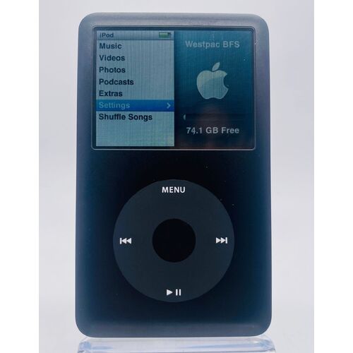 Apple iPod classic 80GB A1238 Portable MP3 Player Sleek Design Black