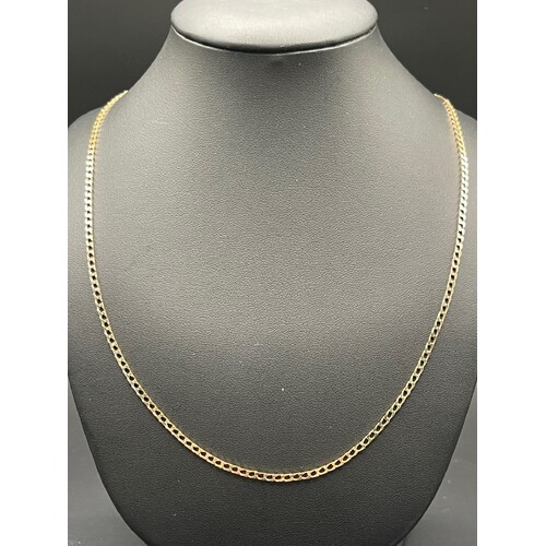 Men's 9ct Yellow Gold Curb Link Necklace