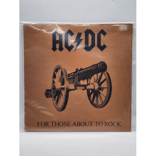 AC/DC APLP.053 For Those About to Rock LP Albert Productions Vinyl Record