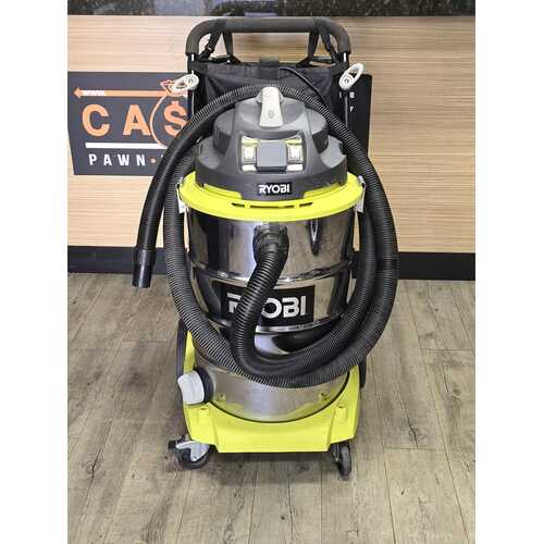 Ryobi VC60HDARG 60 Litre 240V 1400W Wet and Dry Vacuum Cleaner with Attachments