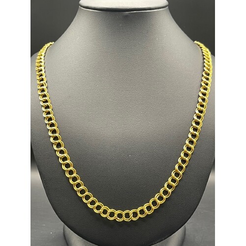 Ladies 22ct Yellow Gold Fancy Link Necklace