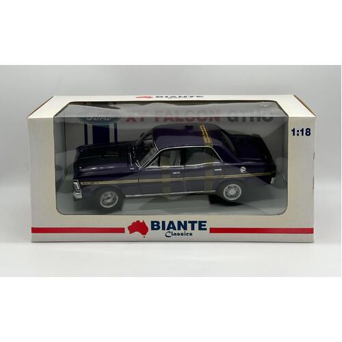 Biante Classics 1:18 Ford XY Falcon GTHO Wild Violet Limited Edition 4952/8700