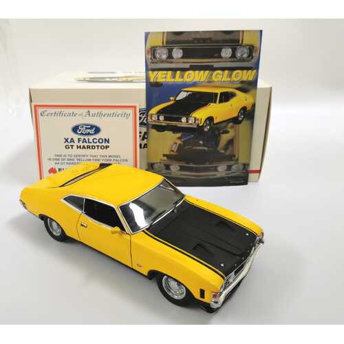 Biante Classics Yellow Fire Ford Falcon XA GT Hardtop Limited Edition 1741/5000