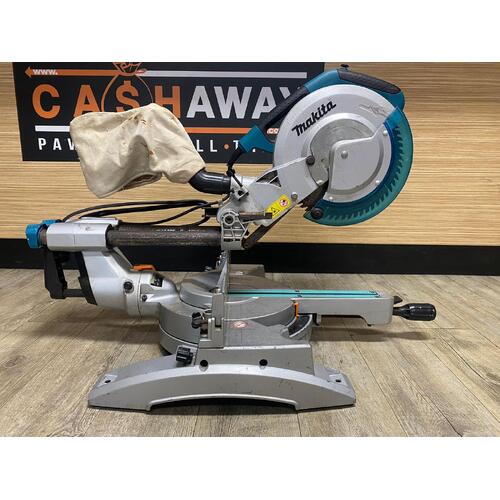 Makita 1430W 255mm Slide Compound Mitre Saw LS1017L Rubberised Soft Grip