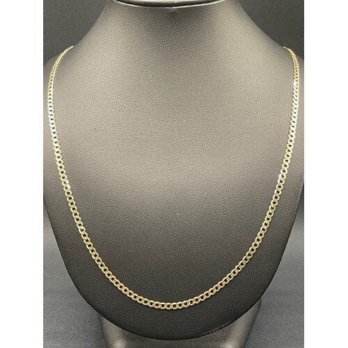 Men's 9ct Yellow Gold Curb Link Necklace