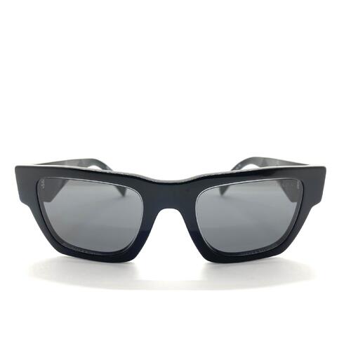 Prada SPR A06 50 21 16K-08Z Wide High Bridge Fit Black Grey Unisex Sunglasses