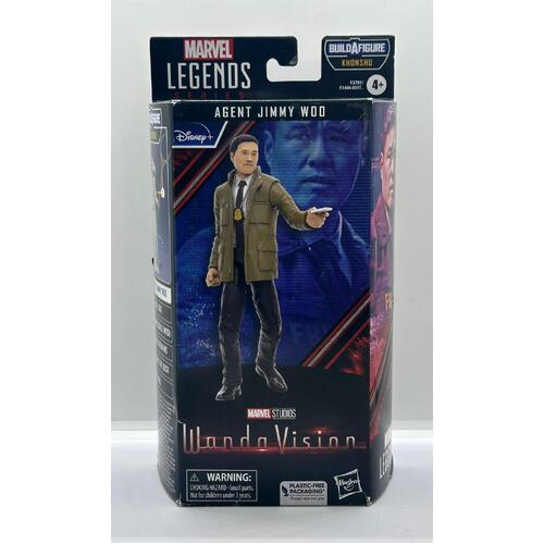 Marvel Legends Series MCU Disney Plus WandaVision Agent Jimmy Woo Action Figure