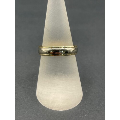 Unisex 9ct Yellow Gold Band Ring