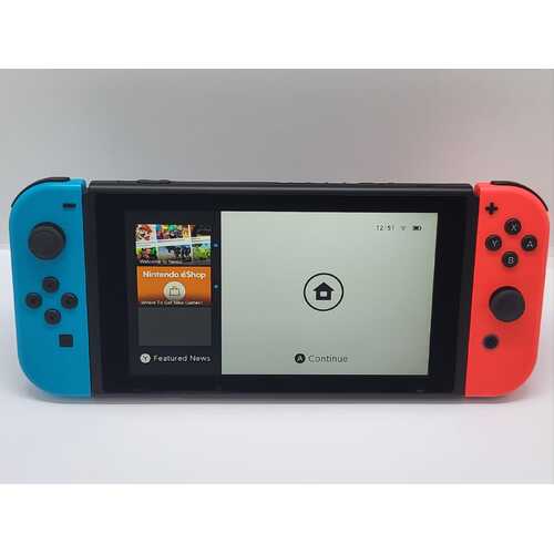 Nintendo Switch HAC-001 (-01) 32GB Neon Blue/Red Handheld Gaming Console