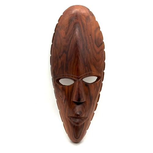 Fijian Ornamental Tribal Mask Fish Design 49cm (Height) x 16.5cm (Length)