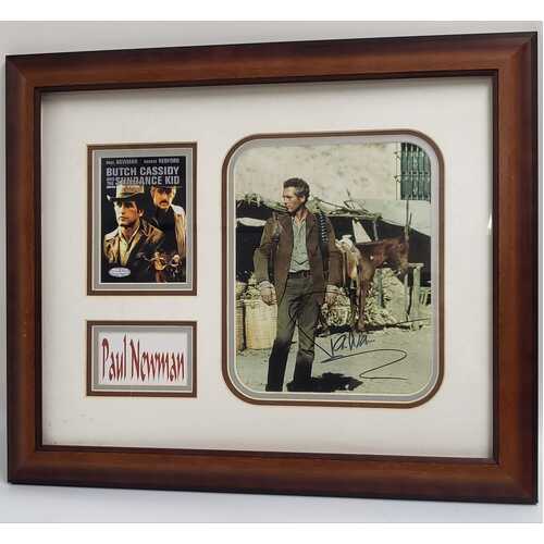 Exclusive Paul Newman Framed Movie Collectable Memorabilia for Fans