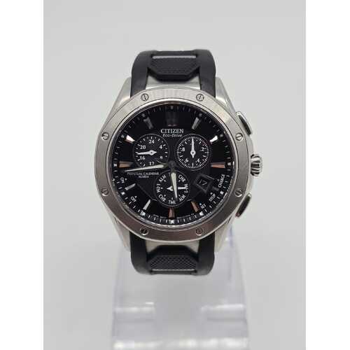 Citizen Eco-Drive Octavia Perpetual Calendar Chrono Mens Watch BL5460