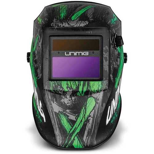 UNIMIG Toxic Professional Automatic Welding Helmet UMTWH True Colour View