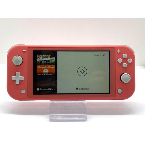 Nintendo Switch Lite Pink Coral HDH-001 Handheld Console with Case and Charger