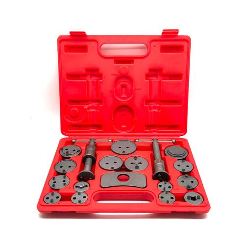 Repco 18 Piece Universal Caliper Piston Wind Back Tool Kit RTT1051 in Red Case