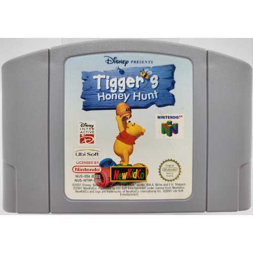 Tigger's Honey Hunt Nintendo 64 N64 Cartridge Video Game