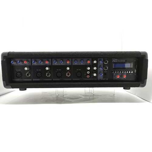 Power Dynamics PDM-C405A 4-Channel Powered Mixer Amplifier 800W with Bluetooth