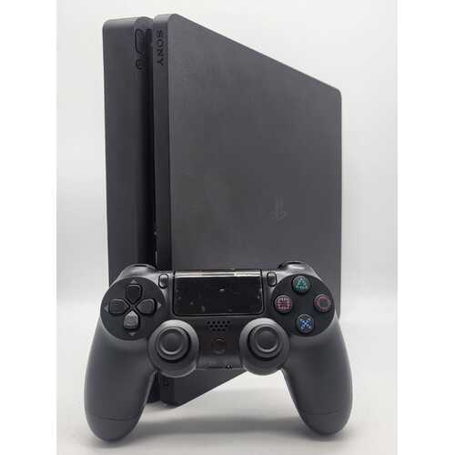 Sony PlayStation 4 Slim 500GB Console Black with Controller and Leads