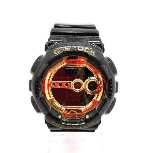 Casio G-Shock GD-100GB Black Gold Unisex Digital Sport Watch 200m WR