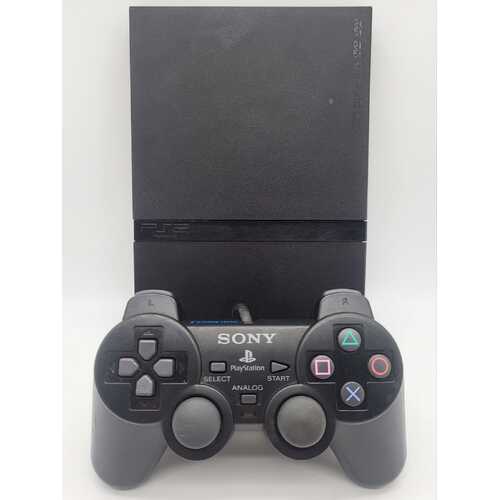 Sony PlayStation 2 Slim SCPH-79002 Console with Controller and Leads 