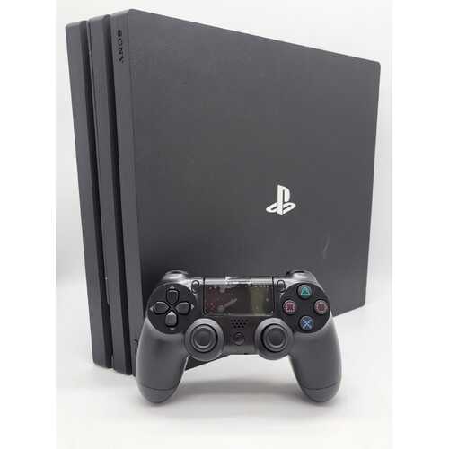 Sony PlayStation 4 Pro 1TB Console Black with Controller and Leads