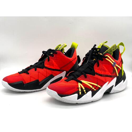 Jordan Why Not Zer0.3 Bright Crimson Black Mens Shoes CK6611-600 Size US 10