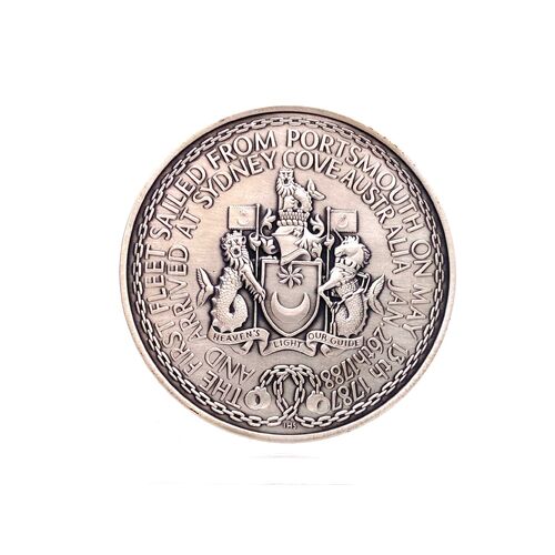 Award Productions LTD Silver Coin 1787-1987 Bicentennial Of The First Fleeters