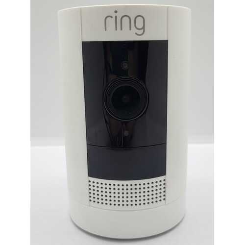 Ring Stick Up Cam Battery Powered Security Camera White