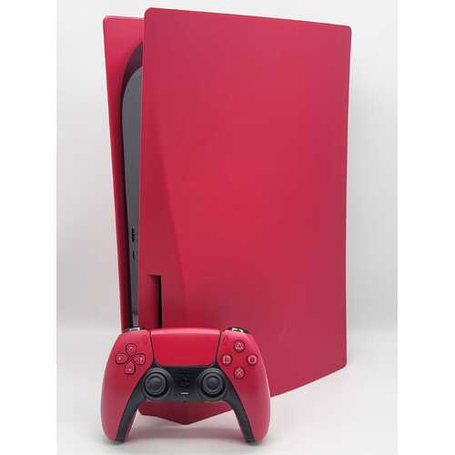 Sony PlayStation 5 825GB Digital Console in Cosmic Red with Controller and Leads