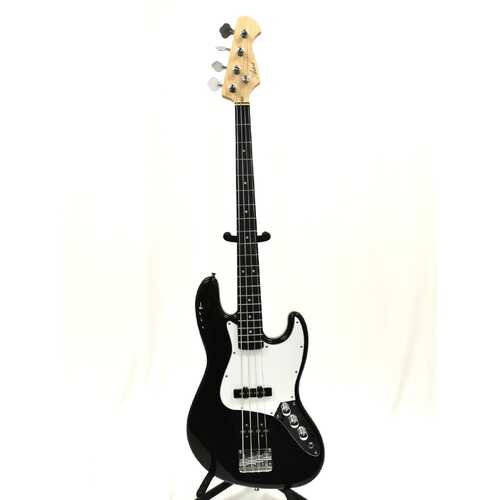 Artist 2 Pickups Volume 2 Tone Dials Black Electric Bass Guitar with Gig Bag