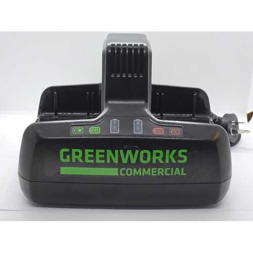 Greenworks Commercial CAB810 8A Dual Port Active Cooling Charger 2958302AU