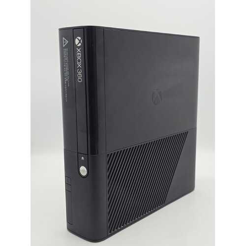 Microsoft Xbox 360 E 250GB HDD Model Console 1538 Black with Leads