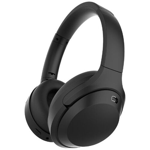 QuDo Wireless Active Noise Cancelling Headphones Black 53 Hours Playtime