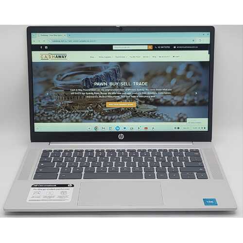 HP Chromebook 14a-nf0003TU Intel N200 8GB 128GB Chrome OS Silver Laptop