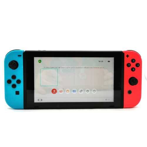 Nintendo Switch HAC-001(-01) Neon Blue/Red Handheld Gaming Console with Dock