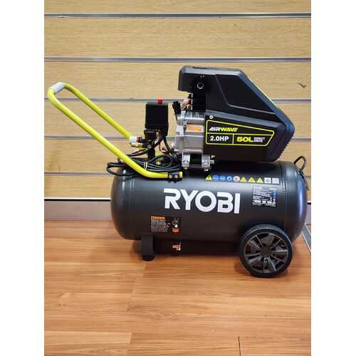 Ryobi Airwave 50L 2.0HP 1500W Air Compressor Model RA-C2550 with Hose