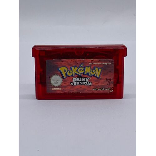 Genuine Pokémon Ruby Version Nintendo Game Boy Cartridge AGB-AXVP-AUS